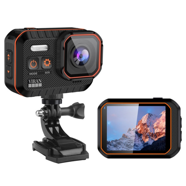 SC002-12 4K Cámara de deportes al aire libre WiFi Mini cámara impermeable de buceo, Black
