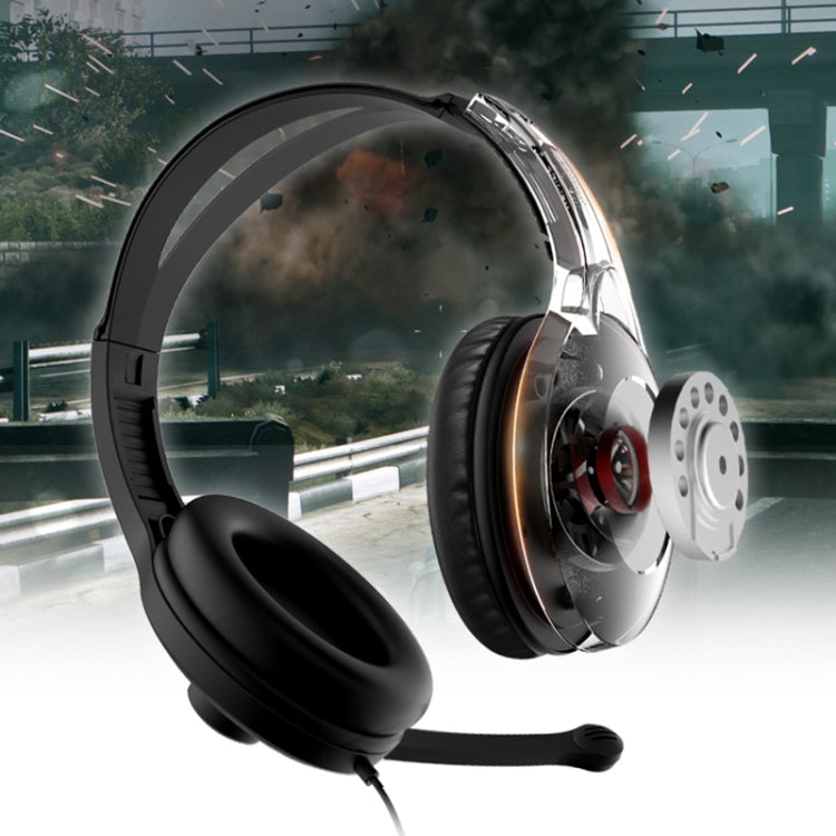 Auriculares para juegos para computadora de escritorio Edifier K800 con micrófono, longitud del cable: 2 m, K800 USB, K800 Double Hole