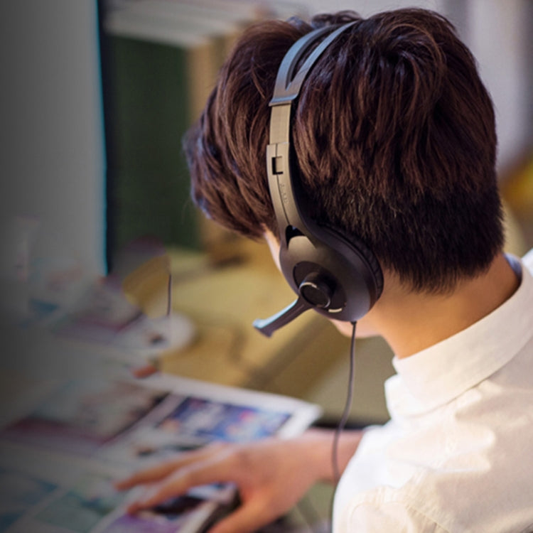 Auriculares para juegos para computadora de escritorio Edifier K800 con micrófono, longitud del cable: 2 m, K800 USB, K800 Double Hole