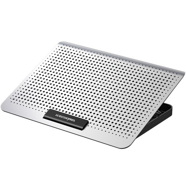 ICE COOREL, ventilador de radiador de aleación de aluminio para portátil, soporte de refrigeración silencioso para portátil, Space Silver, Tungsten Gold Black, Six-Fan Space Silver, Six-Fan Tungsten Gold Black