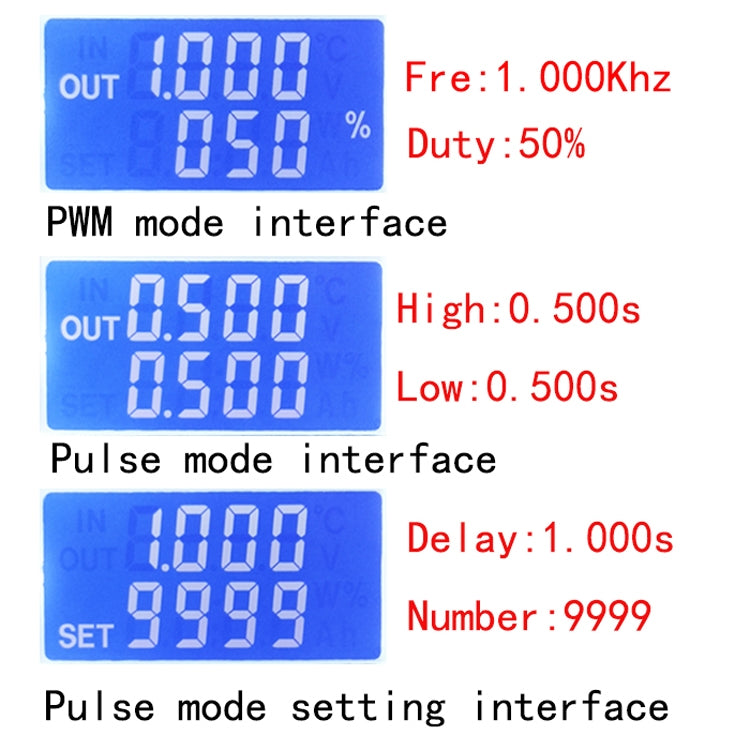 Generador de señal ZK-PP1K PWM 1Hz-150KHz PWM Ciclo de trabajo de frecuencia de pulso Generador de onda cuadrada ajustable