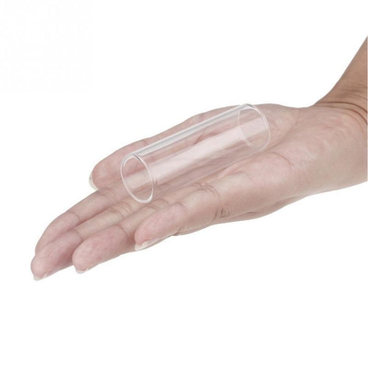 M02219 Barra deslizante de plexiglás 4 en 1 + Barra deslizante de acero inoxidable + Selección de dedo de guitarra de celuloide + Juego de caja de plástico, Plexiglass Slid Bar