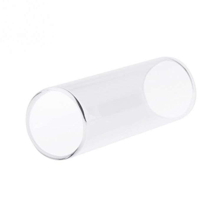 M02219 Barra deslizante de plexiglás 4 en 1 + Barra deslizante de acero inoxidable + Selección de dedo de guitarra de celuloide + Juego de caja de plástico, Plexiglass Slid Bar