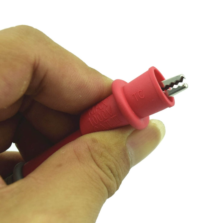 10 pares de multímetro pinza de cocodrilo condensador Clip cubierta pluma accesorios universales conector Clip de prueba