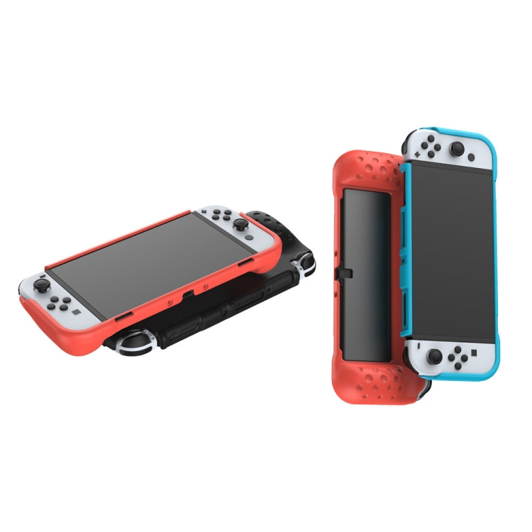 DOBE TNS-1142 antideslizante anticaída consola de juegos cubierta protectora de carcasa suave para Nintendo Switch OLED, TNS-1142