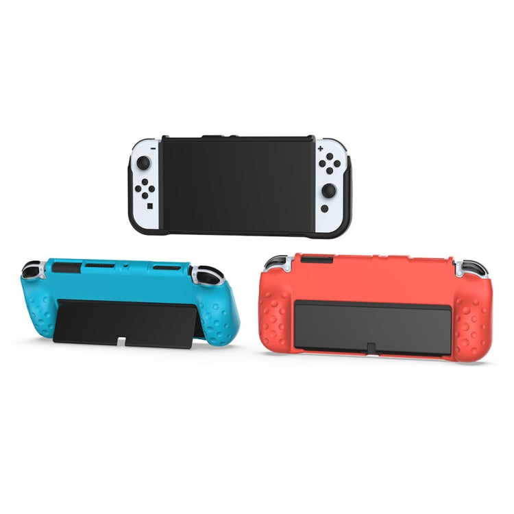 DOBE TNS-1142 antideslizante anticaída consola de juegos cubierta protectora de carcasa suave para Nintendo Switch OLED, TNS-1142