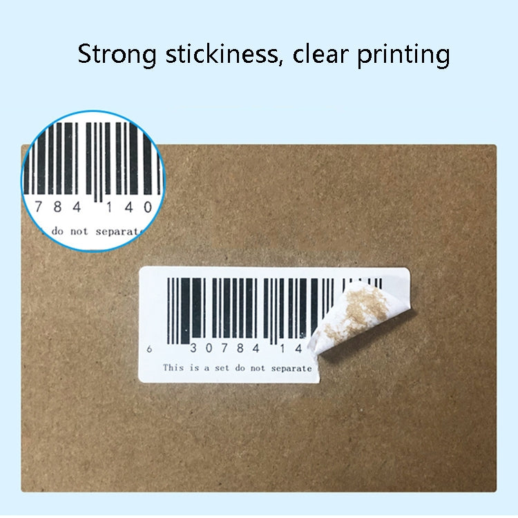 Sc5030 Etiqueta de código de barras impermeable de papel térmico de tres pruebas de doble fila, 50 x 40 mm (2000 Pieces), 50 x 35 mm (2000 Pieces), 50 x 30 mm (2000 Pieces), 50 x 25 mm (2500 Pieces), 50 x 20  mm (5000 Pieces), 40 x 80  mm (1000 Pieces)...