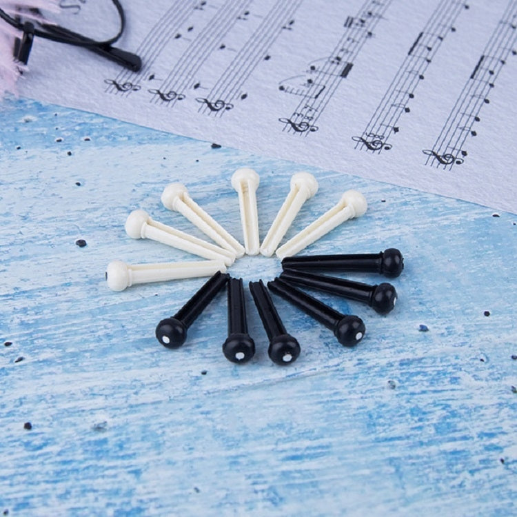 Clavo de cuerda de cono cónico de plástico de 100 piezas para guitarra