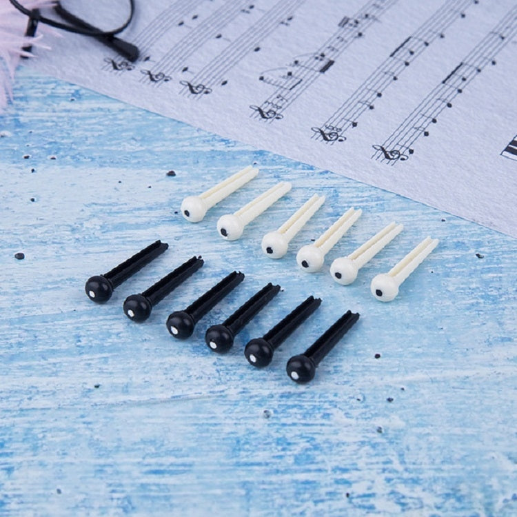 Clavo de cuerda de cono cónico de plástico de 100 piezas para guitarra