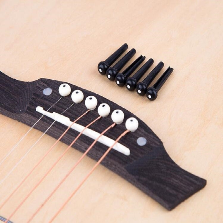 Clavo de cuerda de cono cónico de plástico de 100 piezas para guitarra
