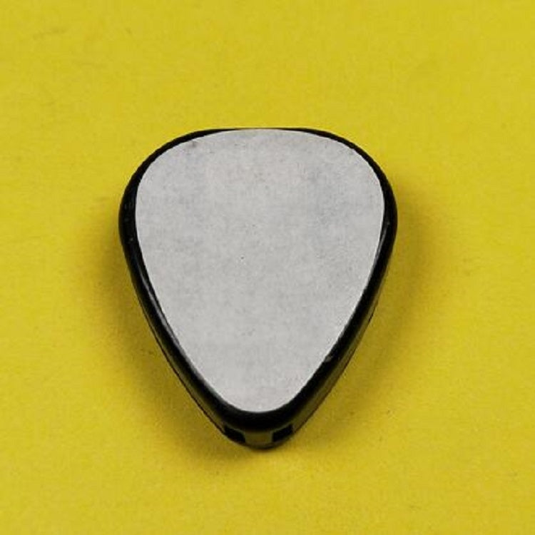 Caja de almacenamiento de ABS de 100 piezas para púa de guitarra, entrega de colores aleatorios, Heart-shaped Pick Box, Large Triangular Pick Box