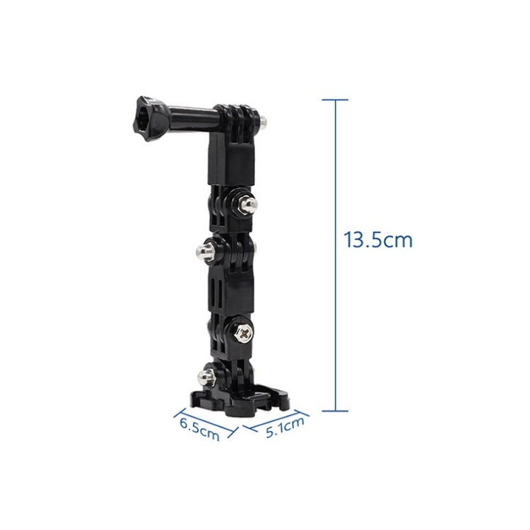 Juego de 2 cascos de ciclismo con brazo multiarticulación adhesivo para DJI Osmo Action, GoPro HERO9 Black/HERO8 Black/7/6/5/5 Session/4 Session/4/3+/3/2/1, Xiaoyi y otrosCámaras de acción, Style 3 Cycling Helmet Kit, Style 4 Cycling Helmet Kit        ...