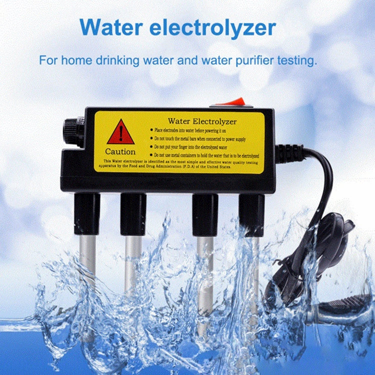 2 uds electrolizador doméstico prueba electrólisis herramientas de agua medidor de nivel de pureza del agua herramienta de prueba de PH probador de calidad del agua