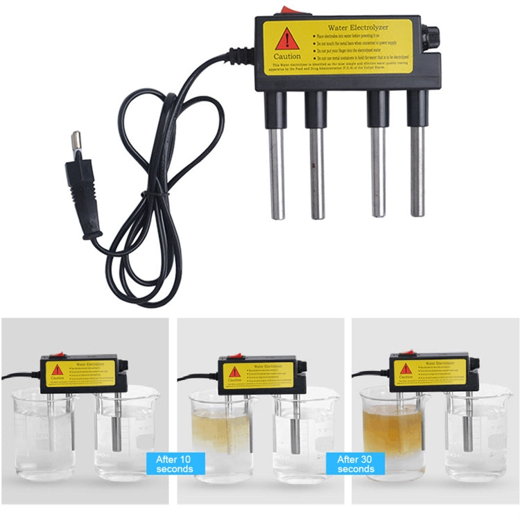 2 uds electrolizador doméstico prueba electrólisis herramientas de agua medidor de nivel de pureza del agua herramienta de prueba de PH probador de calidad del agua