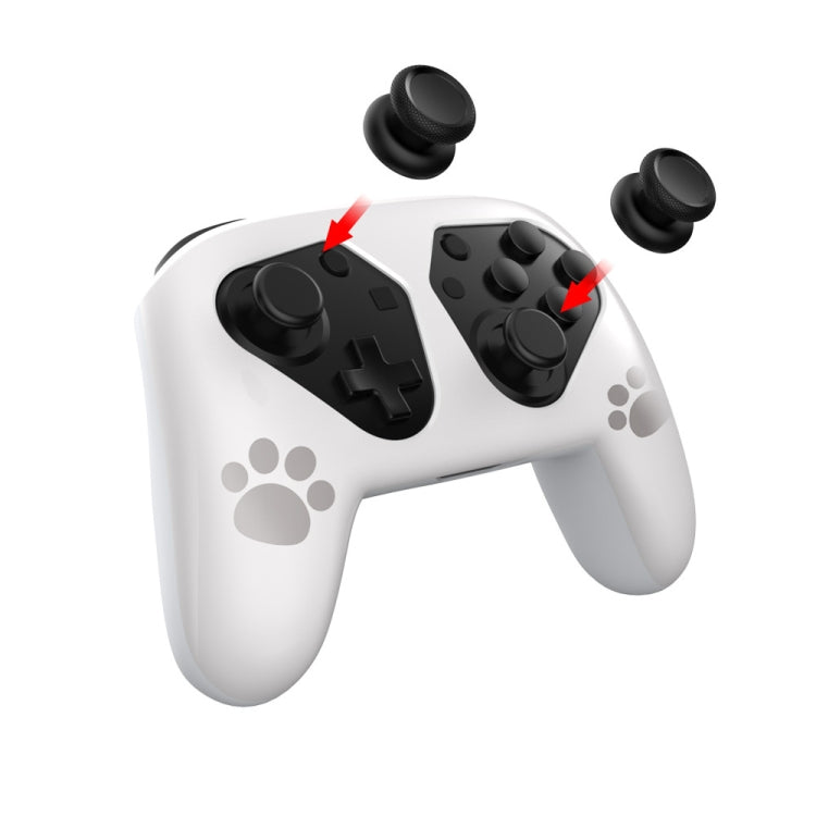 DOBE TNS-1171 Gamepad Juego de protección Manija Funda protectora + Tapa basculante para Nintendo Switch Pro, TNS-1171