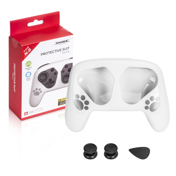 DOBE TNS-1171 Gamepad Juego de protección Manija Funda protectora + Tapa basculante para Nintendo Switch Pro, TNS-1171