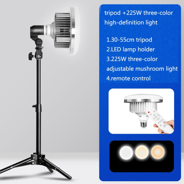 Soporte en vivo para teléfono móvil Disparo Embellecimiento gourmet Luz de relleno Joyas para interiores Luz de fotografía, estilo:, 355W Mushroom Lamp + Tripod, 500W Mushroom Lamp + Tripod, 700W Mushroom Lamp + Tripod, 355W Mushroom Lamp + Stand      ...