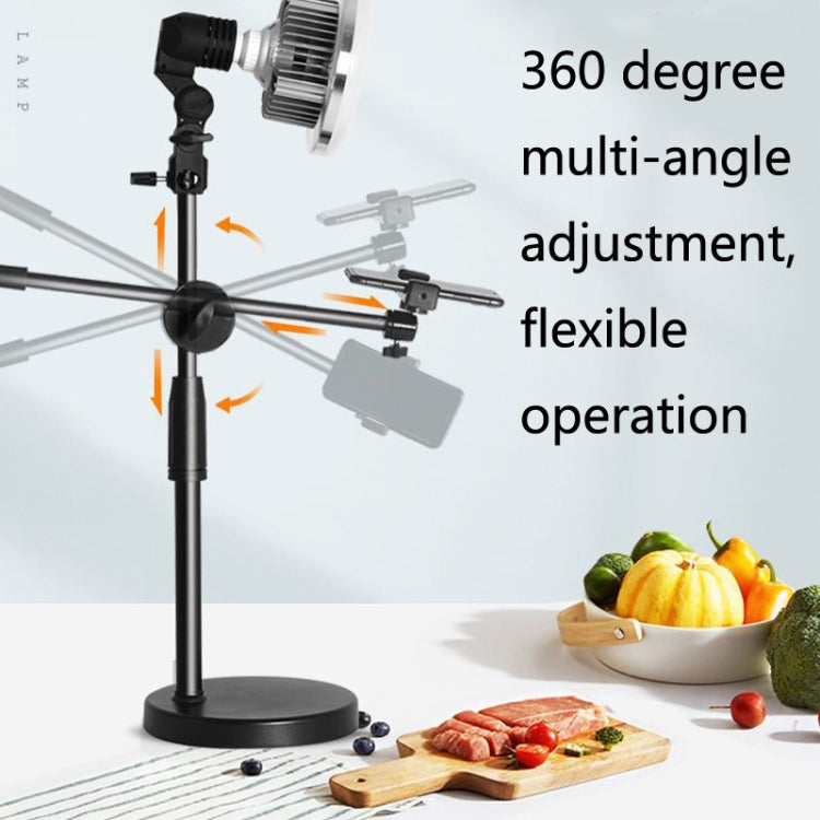 Soporte en vivo para teléfono móvil Disparo Embellecimiento gourmet Luz de relleno Joyas para interiores Luz de fotografía, estilo:, 355W Mushroom Lamp + Tripod, 500W Mushroom Lamp + Tripod, 700W Mushroom Lamp + Tripod, 355W Mushroom Lamp + Stand      ...