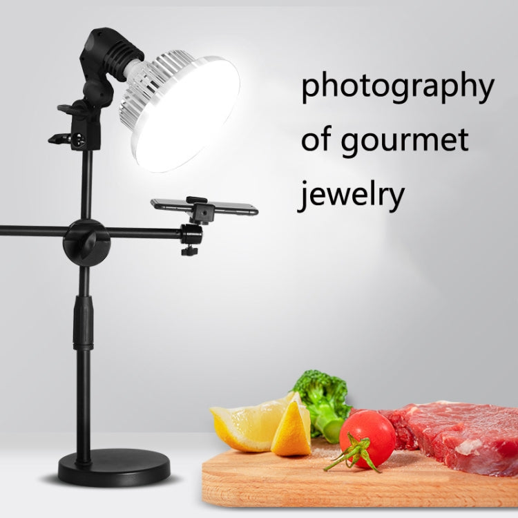 Soporte en vivo para teléfono móvil Disparo Embellecimiento gourmet Luz de relleno Joyas para interiores Luz de fotografía, estilo:, 355W Mushroom Lamp + Tripod, 500W Mushroom Lamp + Tripod, 700W Mushroom Lamp + Tripod, 355W Mushroom Lamp + Stand      ...
