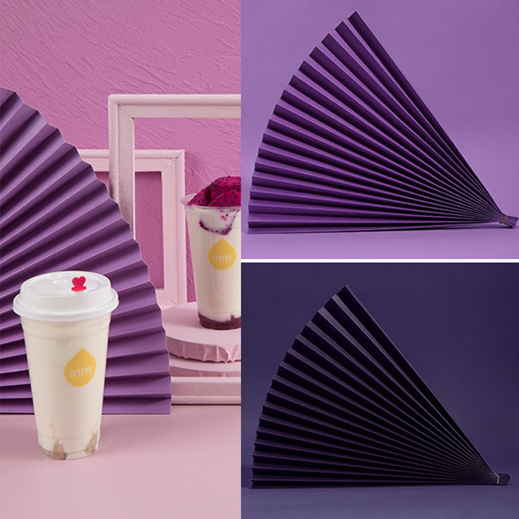 2 uds., 69x39cm, accesorios para fotos, ventilador plegable de cartón duro, Fondo de fotografía, papel doblado