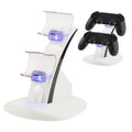 IPLAY LED Micro Dual Controller Holder Cargador 2 LED Micro USB Mango Carga rápida Dock Station Stand Cargador para PS4 Controller, For Xbox One Controller