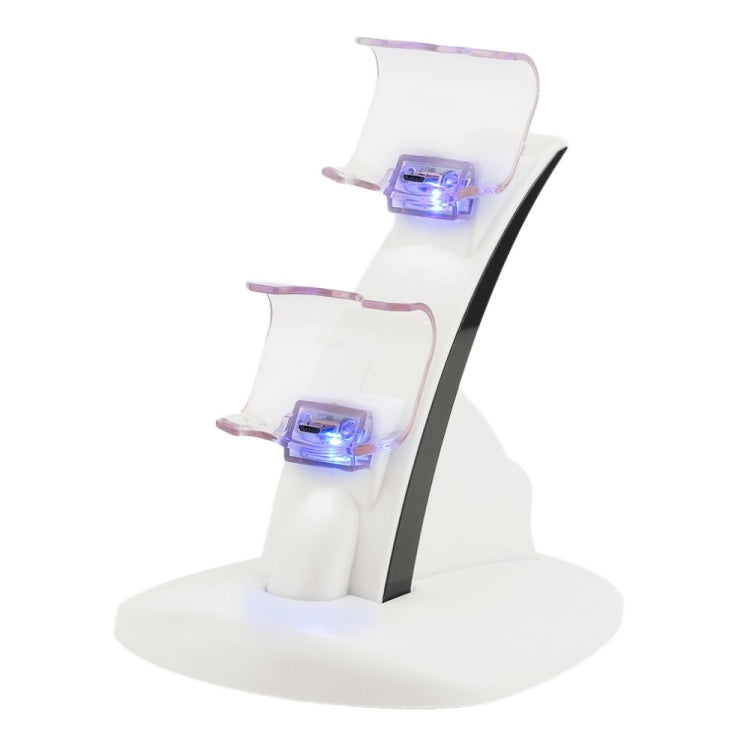 IPLAY LED Micro Dual Controller Holder Cargador 2 LED Micro USB Mango Carga rápida Dock Station Stand Cargador para PS4 Controller, For Xbox One Controller
