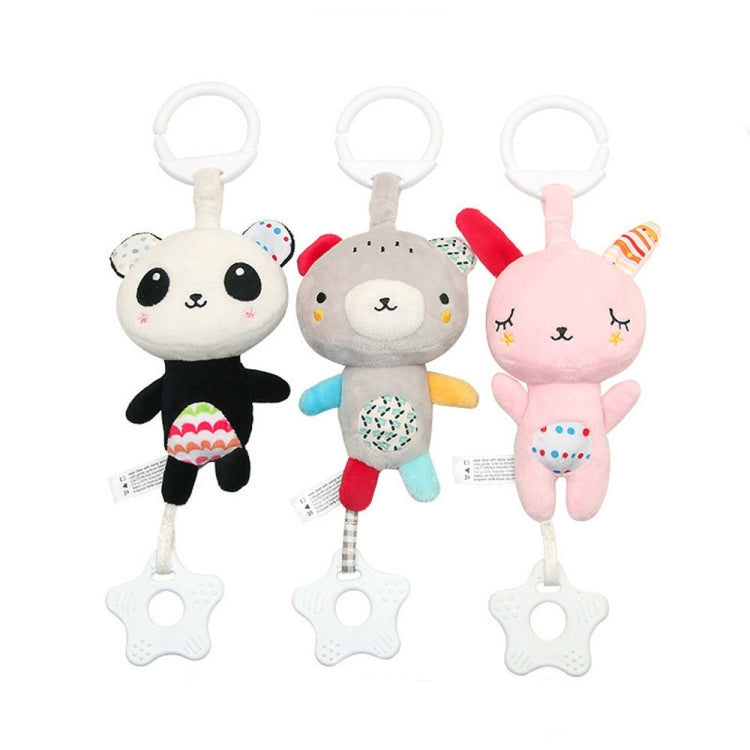 Sonajeros para bebés, bonitos animales de peluche, juguetes colgantes con campana
