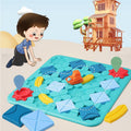 Juego de mesa Road Builder Maze Thinking Razonamiento lógico Tire hacia atrás Carretilla elevadora Juguete para niños, Maze Reasoning Toy