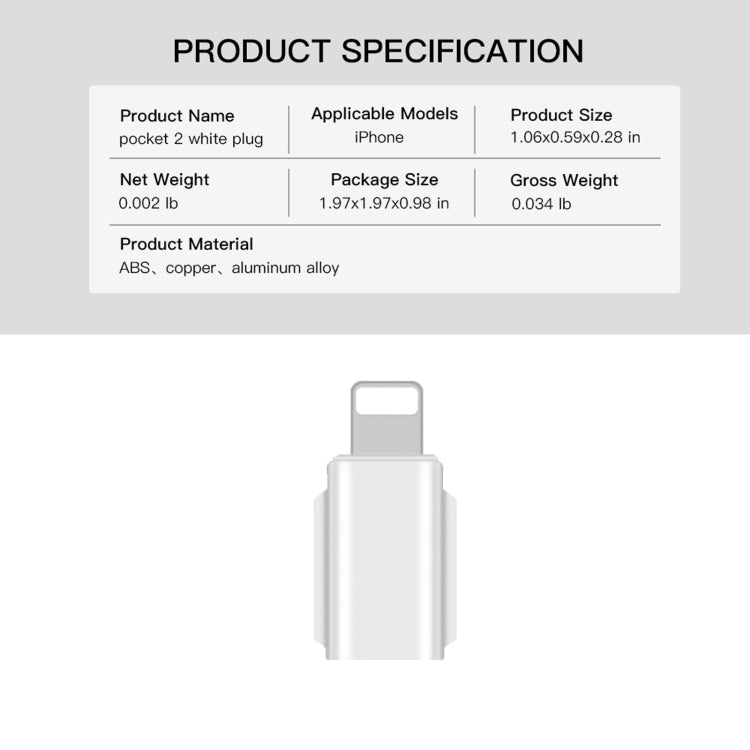 Adaptador de teléfono inteligente RCSTQ para DJI OSMO Pocket 1/2, Type-C, 8 Pin
