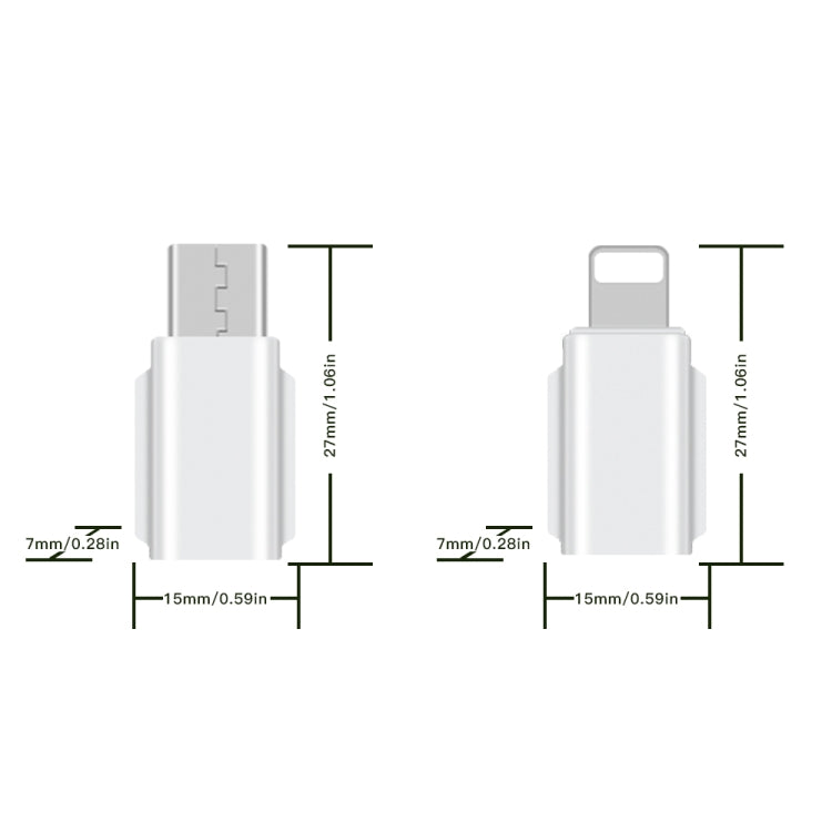 Adaptador de teléfono inteligente RCSTQ para DJI OSMO Pocket 1/2, Type-C, 8 Pin
