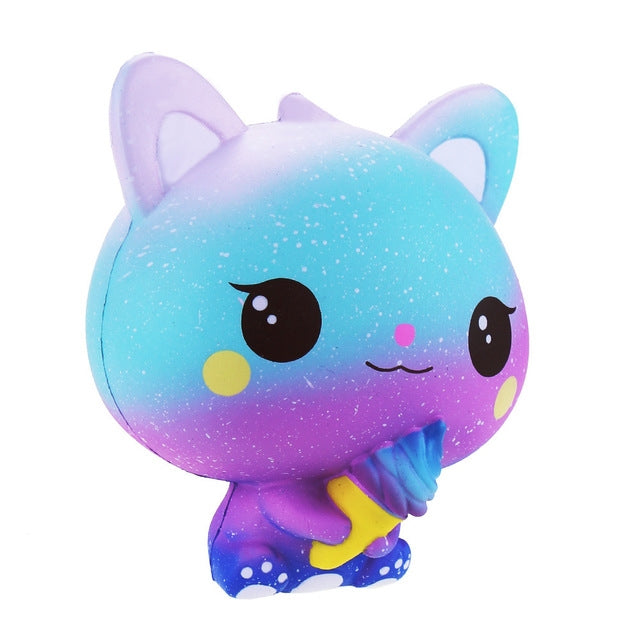 3 piezas de gato helado, juguete para regalo perfumado suave y lindo para niños, tamaño: 11*7*8cm