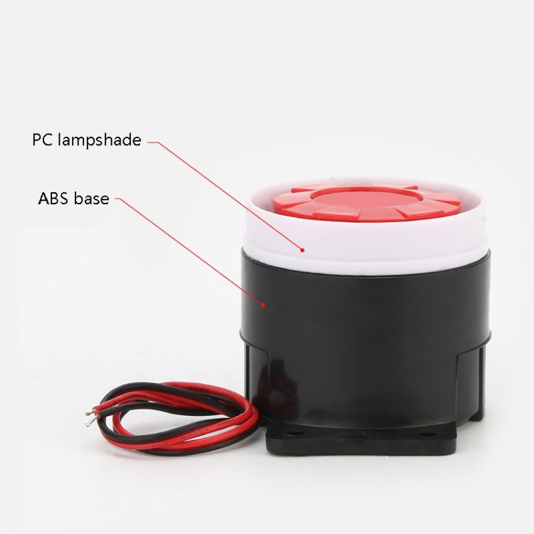 2 PCS BJ-1K Zumbador activo de alto decibelio Alarma de sirena electrónica de audio dual Zumbador antirrobo montado en la pared, Voltaje:, 12V, 24V, BJ-1K 220V 120dB