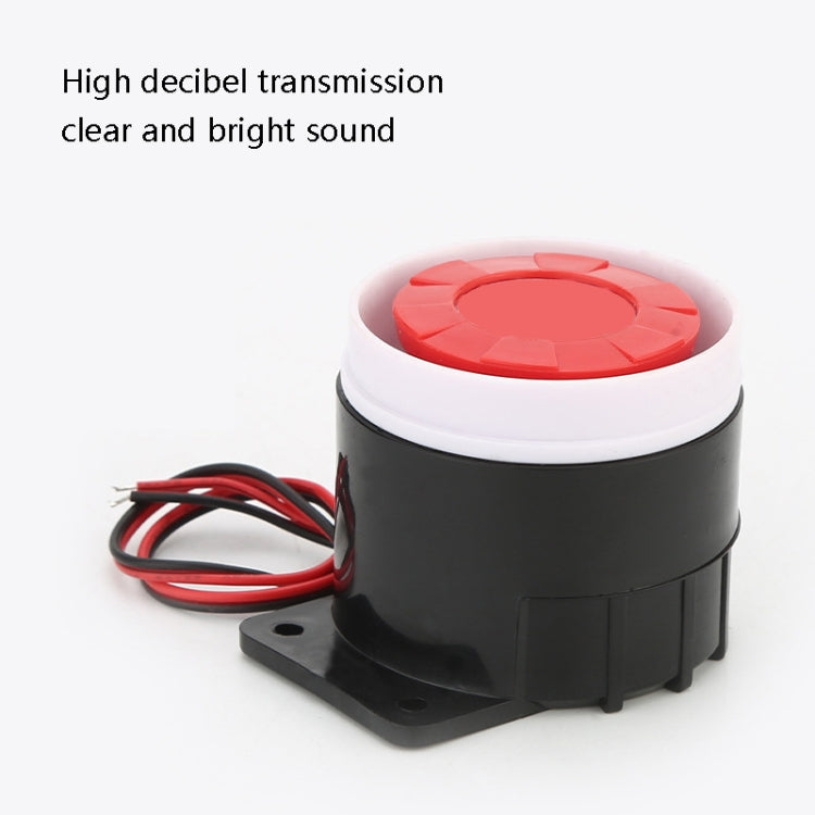 2 PCS BJ-1K Zumbador activo de alto decibelio Alarma de sirena electrónica de audio dual Zumbador antirrobo montado en la pared, Voltaje:, 12V, 24V, BJ-1K 220V 120dB