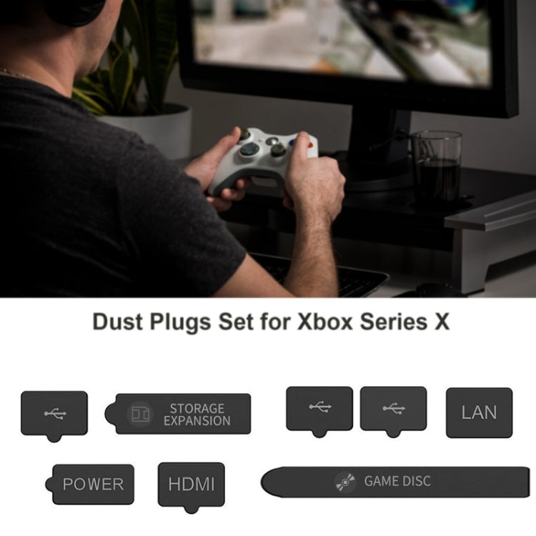 Para XBOX Series S/X Host Dustproof Set Dust Plug, Estilo:, Normal Edition, Deluxe Edition