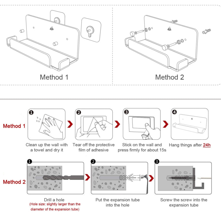 Soporte de almacenamiento de pared para consola de juegos, accesorios para consola de juegos, estante de almacenamiento para Nintendo Switch, Acrylic Black, Acrylic Transparent