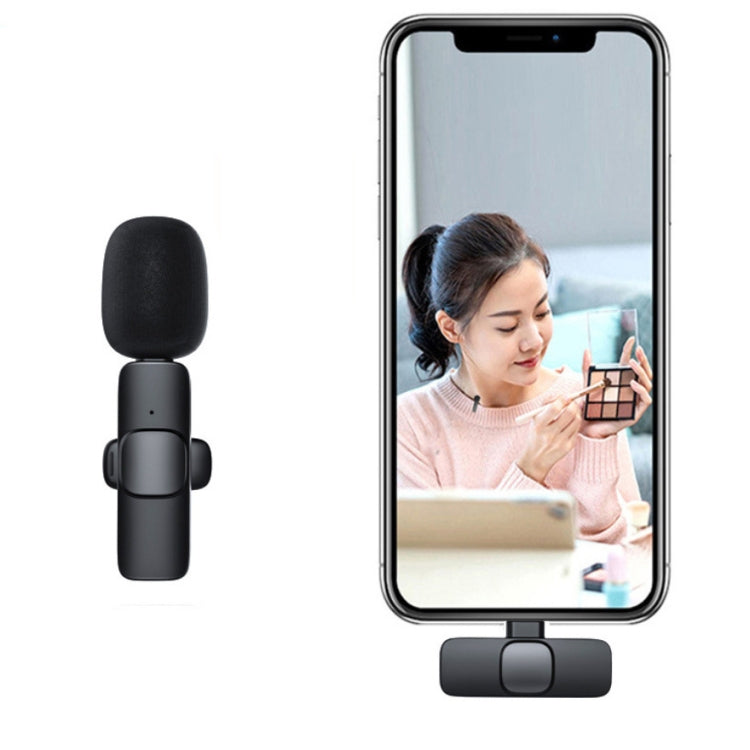 Lavalier Micrófono inalámbrico Teléfono móvil Grabación de video en vivo Micrófono pequeño, 8 Pin Direct 1 To 1, Type C 1 To 2, 8 Pin Direct 1 To 2