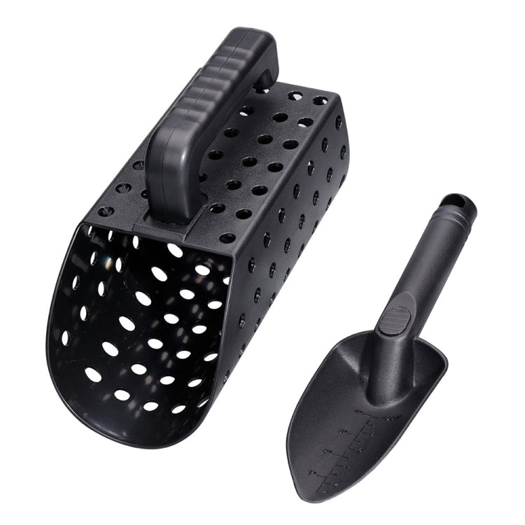 Juego de pala y pala para arena con detector de metales Herramienta de excavación, Scoop And Shovel