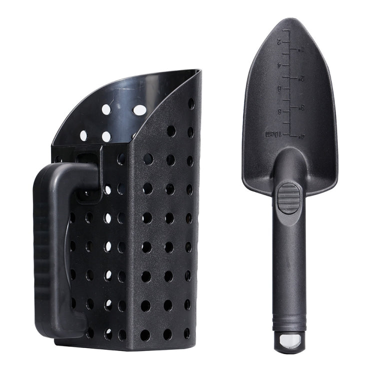 Juego de pala y pala para arena con detector de metales Herramienta de excavación, Scoop And Shovel