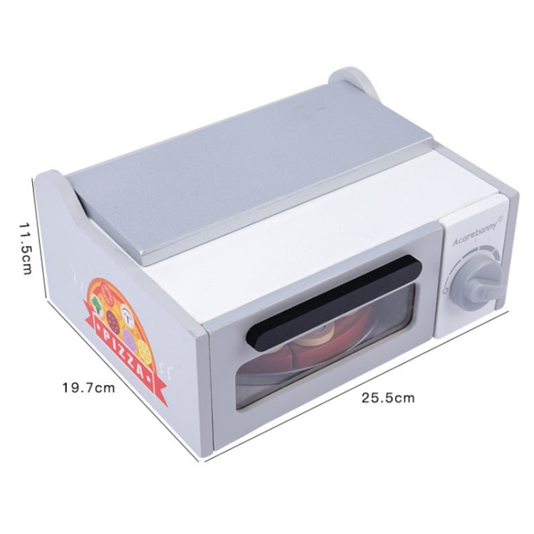 Acarebanny Simulación de madera Barbacoa Pizza Horno Niños Juego de imaginación Juguete, Acarebanny Pizza Oven