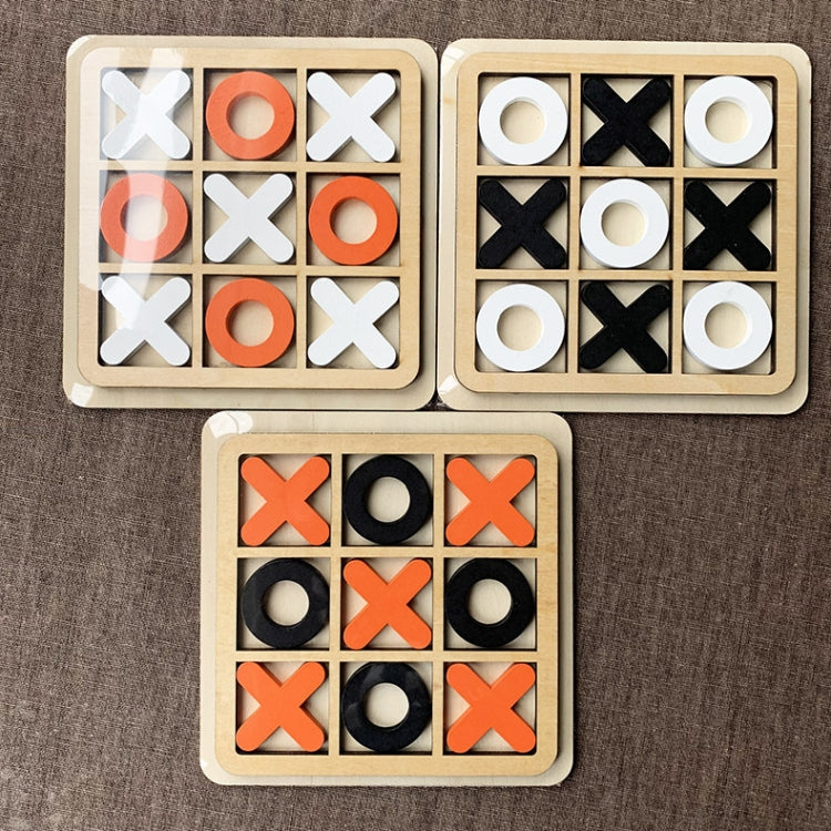 5 PCS Tic TAC Toe Juego de mesa de regalo para niños Juego de mesa de desarrollo de ceros y cruces, entrega de estilo aleatorio, 5 PCS Tic TAC Toe