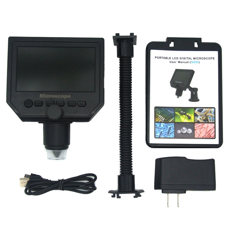 Microscopio electrónico de reparación móvil HD G600W, enchufe de EE. UU., G600W