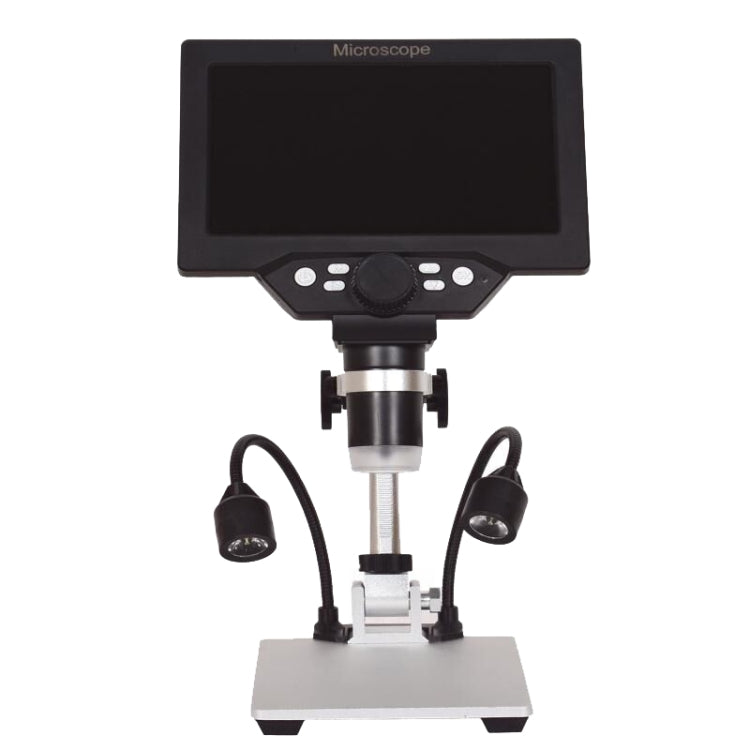 G1200D Microscopio de soporte de escritorio digital electrónico portátil con pantalla LCD de 7 pulgadas 1200X, EU Plug Without Battery, US Plug Without Battery, AU Plug Without Battery, UK Plug Without Battery