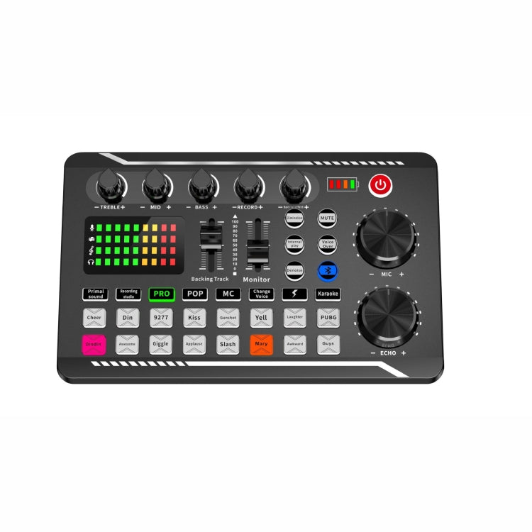 F998 Tarjeta de sonido en vivo 16 mezcladores de reducción de ruido de efectos de sonido, F998