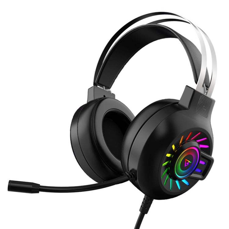 Auriculares para juegos con cable luminosos FOREV G97 RGB con micrófono, especificaciones:, Standard (Black), 7.1 Channel (Black)