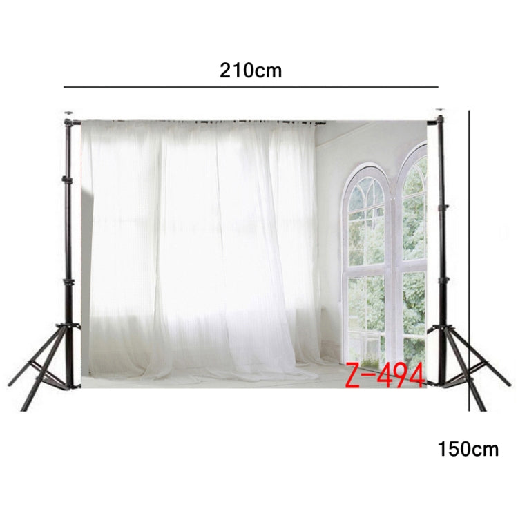 2,1 m x 1,5 m Anchor Live Room Photo Studio tela de fondo, Window Curtain