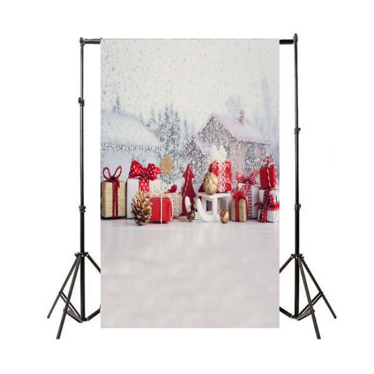 Tela de fondo de estudio de estilo de regalo de Navidad 3D de 1,5 m x 2 m, Christmas Gift