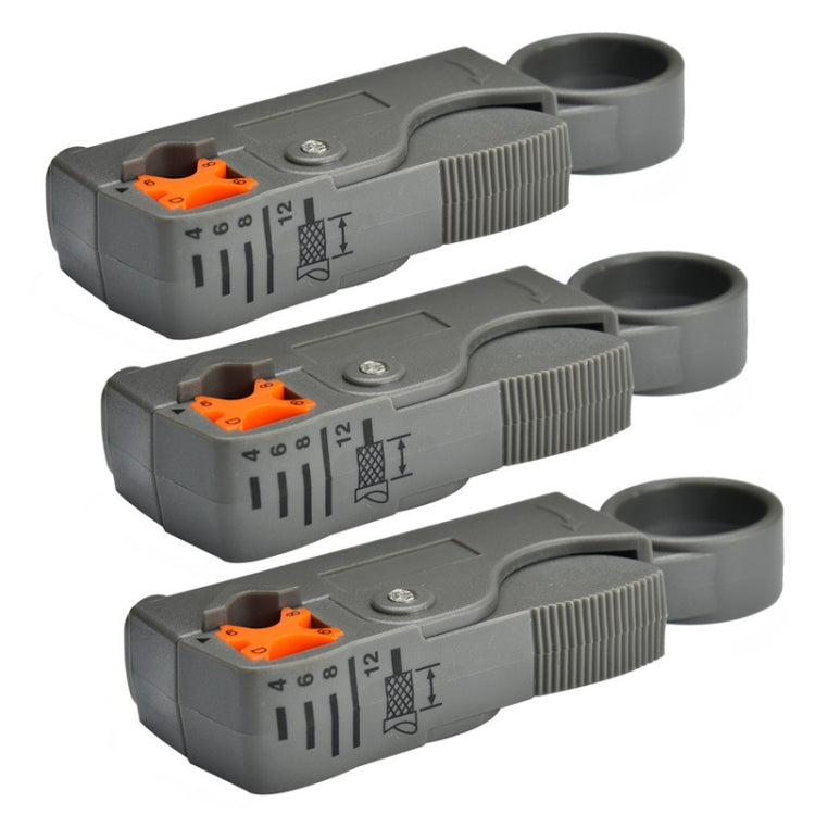 3 uds. De alicates pelacables para cables coaxiales, herramienta para pelar cables