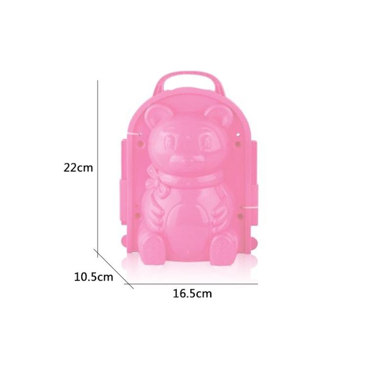 3 PCS Niños Invierno Juguete al aire libre 3D Herramienta de molde de arena y nieve, Entrega de colores aleatorios, Estilo:, 3 PCS Elf, 3 PCS Bear, 3 PCS Cat, 3 PCS Squirrel, 3 PCS Rabbit