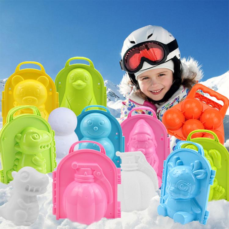 3 PCS Niños Invierno Juguete al aire libre 3D Herramienta de molde de arena y nieve, Entrega de colores aleatorios, Estilo:, 3 PCS Elf, 3 PCS Bear, 3 PCS Cat, 3 PCS Squirrel, 3 PCS Rabbit