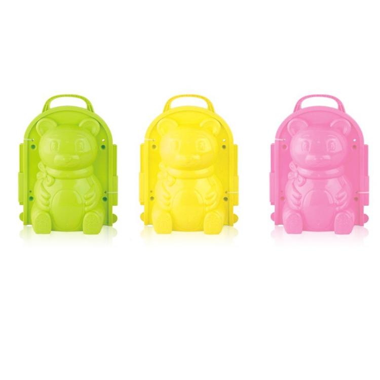 3 PCS Niños Invierno Juguete al aire libre 3D Herramienta de molde de arena y nieve, Entrega de colores aleatorios, Estilo:, 3 PCS Elf, 3 PCS Bear, 3 PCS Cat, 3 PCS Squirrel, 3 PCS Rabbit